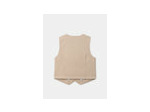gilet beige sans manches pour garçons