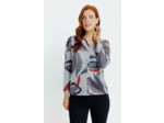 T-Shirt Manches Longues Col Chemise