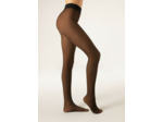 Collant opaque effet voile
