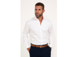 Chemise confort manches longues satin