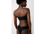 Bandeau haut de maillot détail anneau satiné
