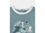 Ensemble tshirt et short rayé
