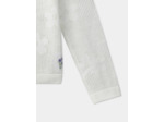 Gilet écru fleur