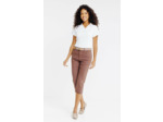 Pantalon corsaire avec ceinture