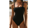 Maillot de bain 1 pièce gainant encolure carrée,Maillot de bain 1 pièce gainant encolure carrée;${refinementColor}