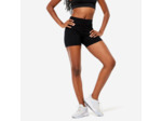 Short slim Fitness Femme - 500 Noir