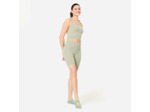 Cycliste de fitness slim taille haute femme, vert