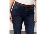 Jean long slim MARINE Femme