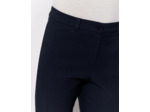 Pantalon 7/8 slim uni MARINE Femme
