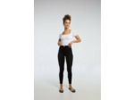 Jeans skinny taille haute