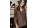 T-Shirt Fêtes Col V Seequins