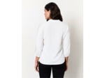 Blouse manches 3/4 unie BLANC Femme