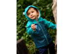 Imperméable bleu à imprimé à rayures bébé garçon