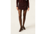 Collant Voile Cœurs Floqués Allover