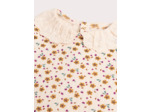 Brassière manches longues à imprimé fleuri pour bébé fille