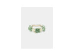 Couronne de fleurs turquoise pour filles