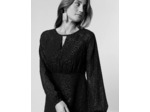 Robe courte unie NOIR