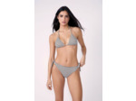 Bikini brésilien à nouer bas de maillot à rayures