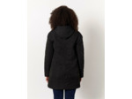 Doudoune light longue uni NOIR Femme