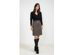 Jupe Jacquard - Fantaisie Avec Ceinture
