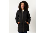 Doudoune light longue uni NOIR Femme