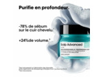 Argile 2-en-1 purifiante anti-gras Scalp Advanced 250ml