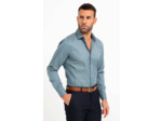 Chemise ajustée manches longues Sato