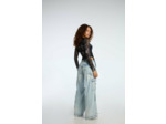 Jeans fort délavé