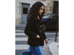 Manteau uni NOIR Femme
