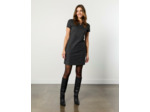 Robe courte rayée GRIS