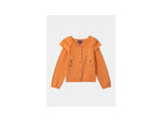 Gilet orange à volants