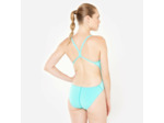 Maillot 1 pièce ultra résistant au chlore natation - Arena solid water turquoise