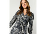 Robe longue imprimée GRIS