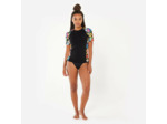 T-shirt anti uv surf manches courtes Femme - Kanika noir