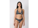 Triangle haut de maillot imprimé