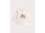 T-shirt à animation léopard pour bébé fille