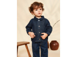 Veste bleue en jean à animation oreilles 3D