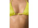 Triangle détails perles haut de maillot