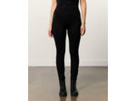 Legging 7/8 resserré uni NOIR Femme