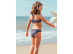 Maillot de bain deux pièces imprimé fleurs