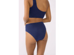 Culotte bikini taille haute en matière extensible