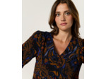 Robe courte imprimée NOIR