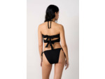 Bandeau haut de maillot à nouer détails perles