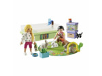 ANIMALERIE AVEC ENCLOS À LAPINS ET TAPIS DE JEUX PLAYMOBIL MY LIFE 71753
