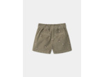 Short en velours fleuri