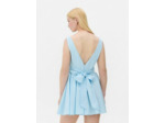 Mini robe corset à nœud