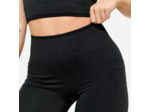 Legging seamless de musculation femme, noir
