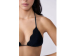Triangle haut de maillot avec broderies