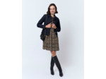 Robe courte imprimé léopard MARRON