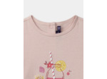 Tee Shirt Manches Courtes Rose